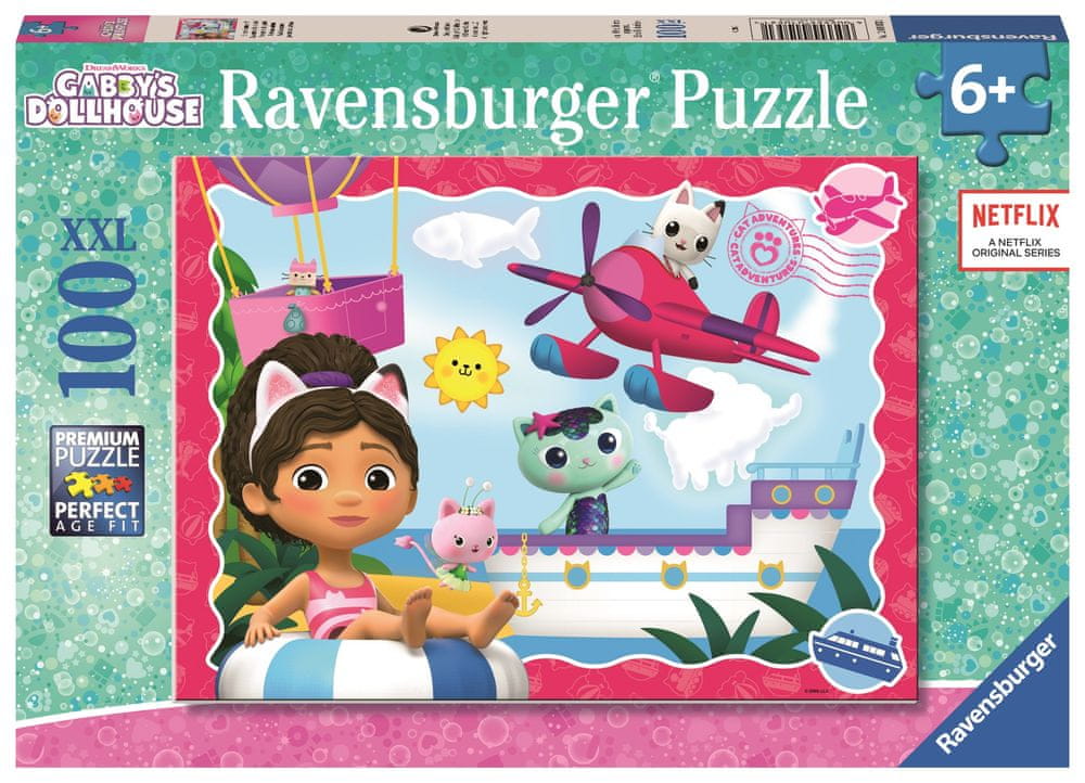 Ravensburger Puzzle Gábinin kouzelný domek XXL 100 dílků